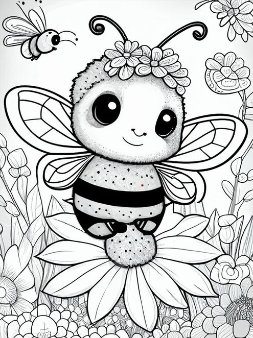 Free Coloring Pages - Free Animal Coloring Page
