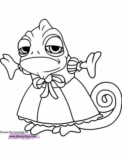 Free Coloring    Free Coloring Pages Printables FREE Tangled Coloring