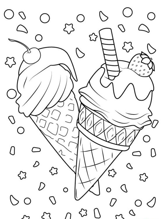 Free Coloring Pages   Free Coloring Pages Printables Disney Free Printable Ice Cream Coloring Pages For