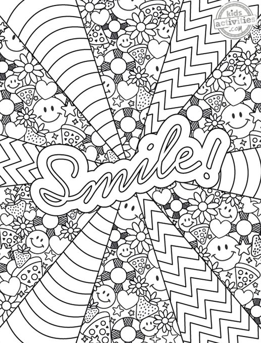 Free Coloring Pages - Hard Coloring Pages