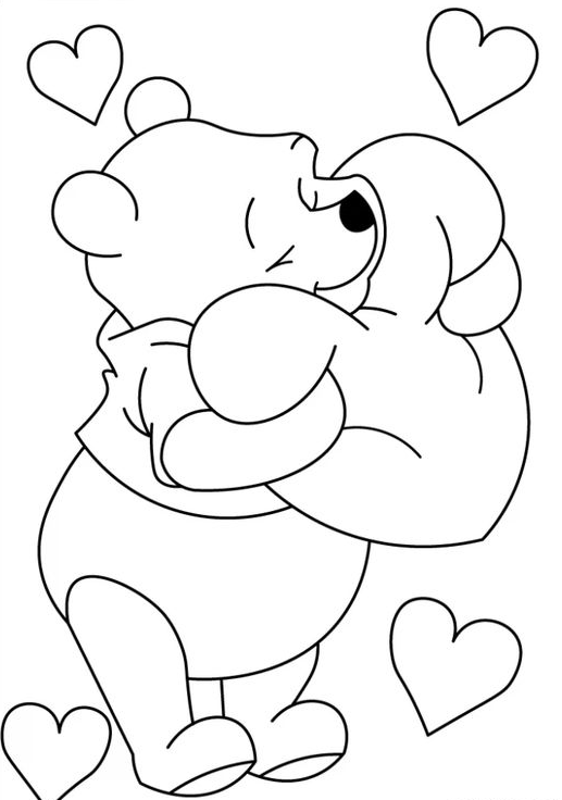 Free Coloring Pages - Printable Valentines Day Coloring Pages For Kids