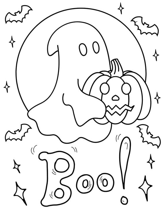 Halloween Coloring Pages - Free Halloween Coloring Pages for Kids and Adults