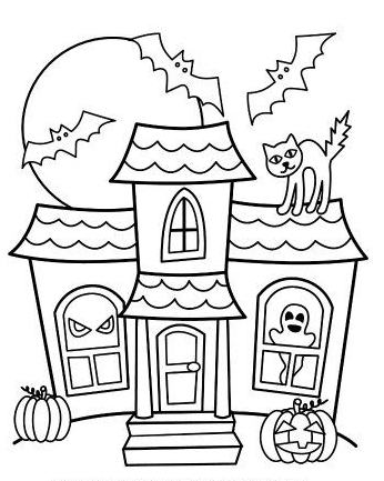 Halloween Coloring Pages   Halloween Coloring Pages Many Free Printable