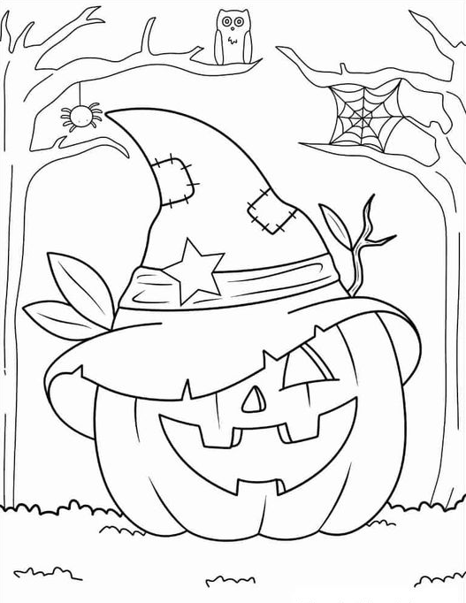 Halloween Coloring Pages - Halloween Coloring Pages photo