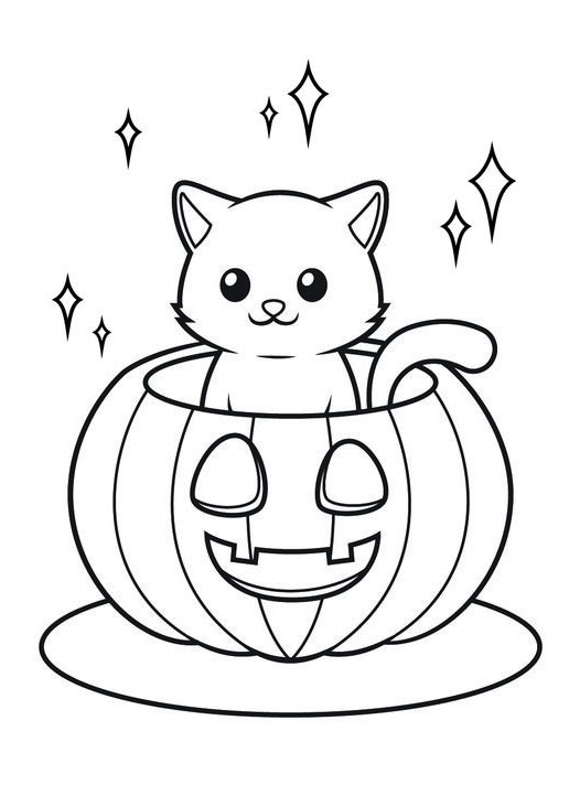 Halloween Coloring Pages - Jack O Lantern Coloring Pages