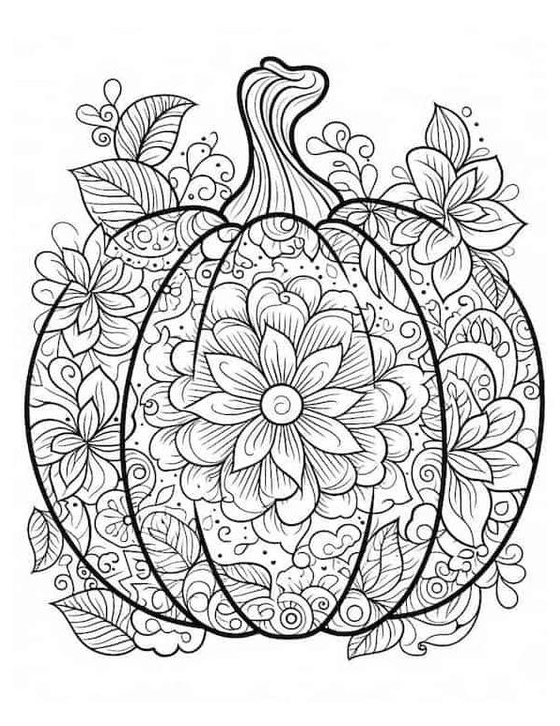 Halloween Coloring Pages - Thanksgiving Coloring Pages For Kids And Adults