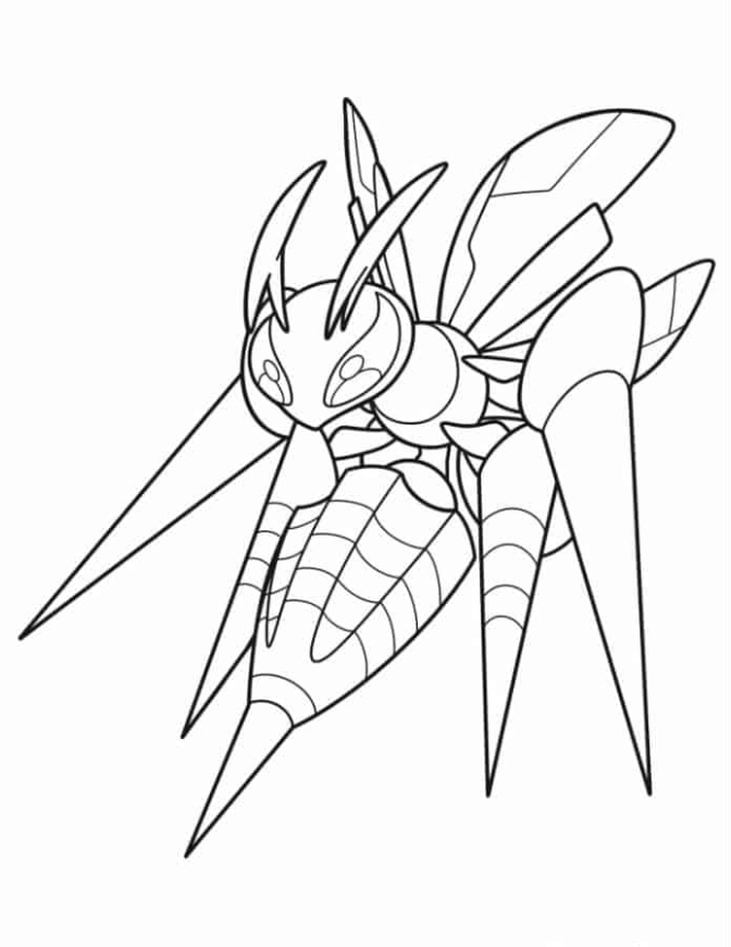 Pokemon Coloring Pages - Coloring Page Of Beedrill