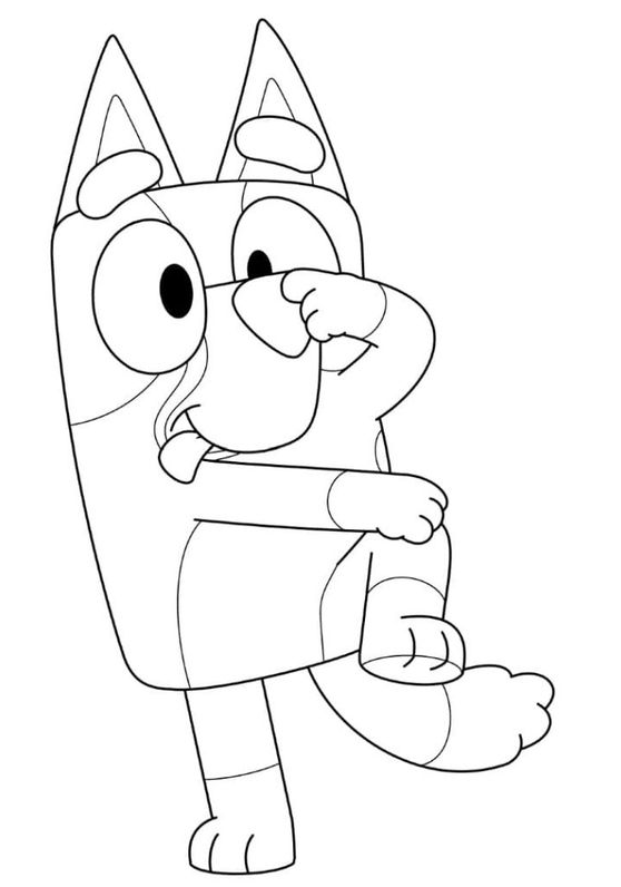 Bluey Coloring Pages   Free Bluey Coloring Pages For Kids And Adults
