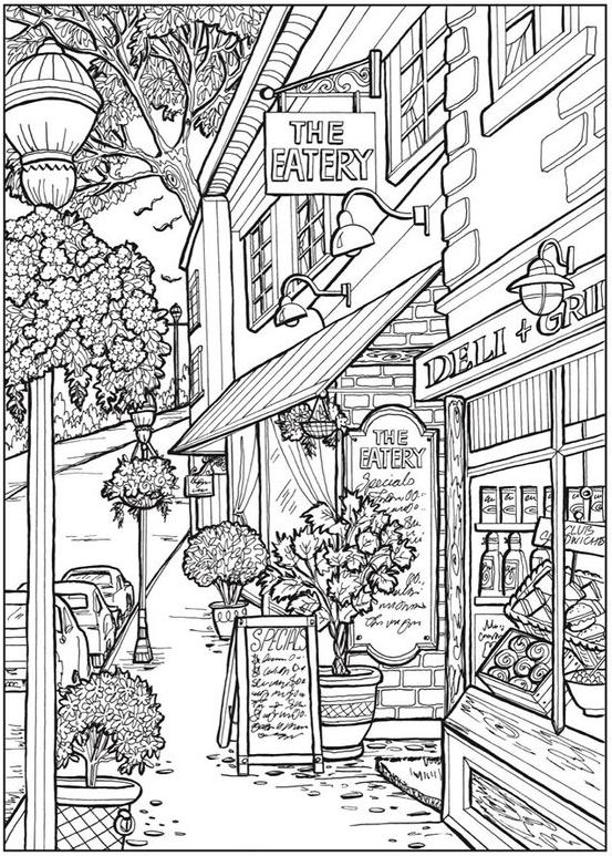 Coloring  Free Printable   More Free Adult Colouring