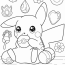 Printable Adult Coloring Pages   Pikachu Coloring Pages Free PDF Printables