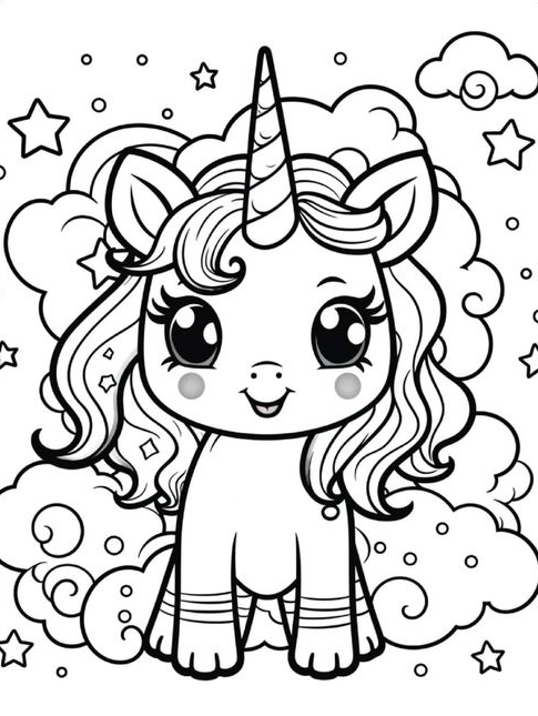 Printable Adult Coloring Pages   The Best Unicorn Coloring Pages For Kids & Adults