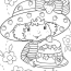 Strawberry Shortcake Coloring Pages   Free & Easy To Print Strawberry Shortcake Coloring Pages