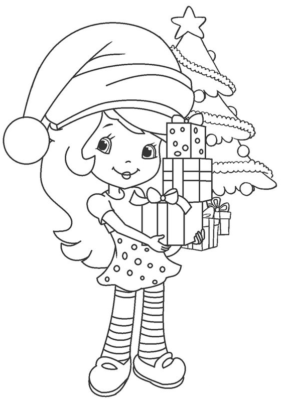 Strawberry Shortcake Coloring Pages   Free Printable Strawberry Shortcake Coloring Pages For Kids