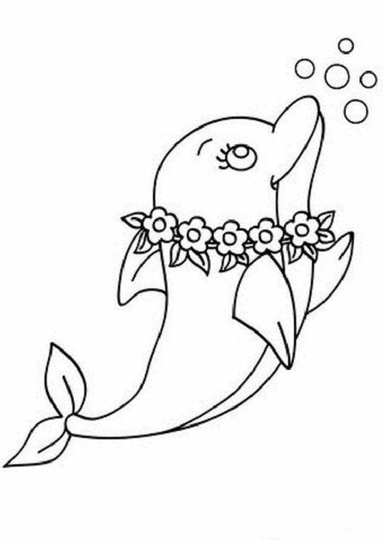 Dolphin Art   Free & Easy To Print Dolphin Coloring Pages