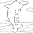 Dolphin Art   Wonderful Dolphin Coloring Pages
