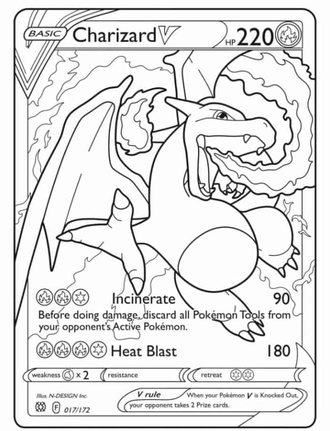 Charizard Coloring Pages   Coloring Page Of Charizard Pokemon