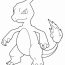 Charizard Coloring Pages   Simple Charmeleon Outline Coloring In For Preschoolers