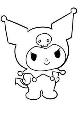 Kuromi Coloring Pages   Collection Of Kuromi Coloring