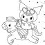 Kuromi Coloring Pages   Kuromi Coloring Pages To Print With Horse
