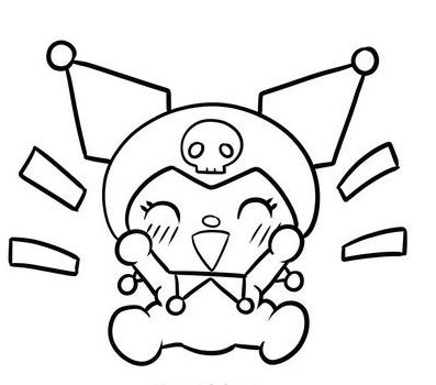 Kuromi Coloring Pages   Kuromi Is A Cartoon Character From My Melody