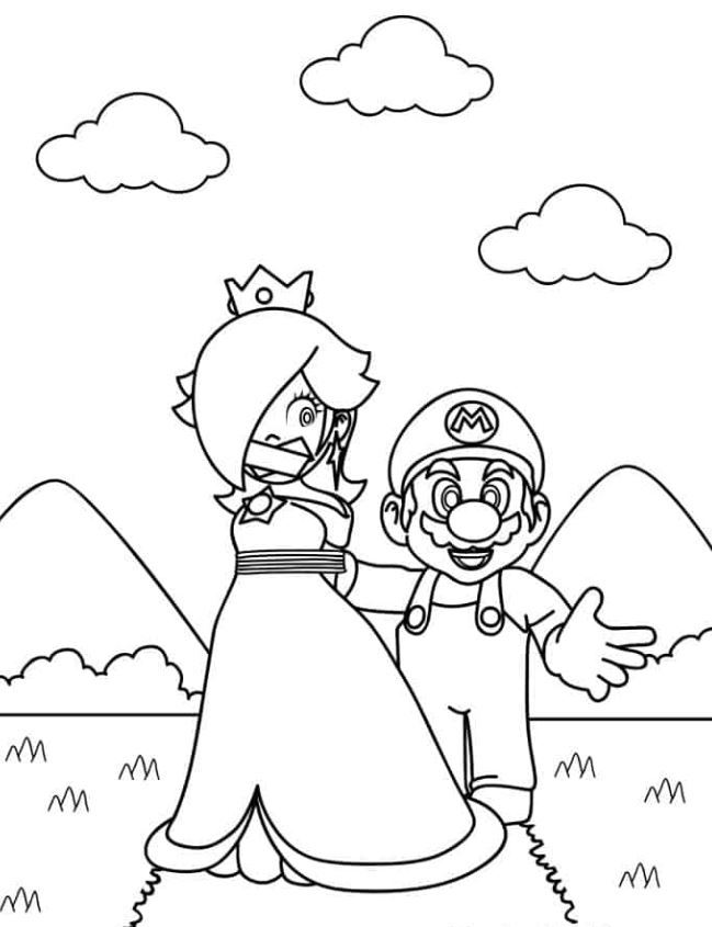 Mario Ing Pages   Mario Rescuing Peach To