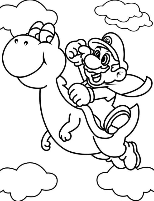Mario  Pages   Super Mario And Yoshi