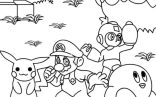 Mario Coloring Pages   Super Smash Bros Coloring Page
