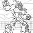 Rescue Bots Coloring Pages   Rescue Bots Heatwave Punching The Air Coloring Page