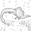 Spinosaurus Coloring Pages   Spinosaurus Swimming Underwater