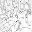 Relaxing Spa Bathroom Coloring Page