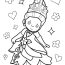 Precious Moments Princess Tiana Coloring Page For Kids