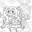 SpongeBob Standing In Front Of Pineapple House Coloring Page