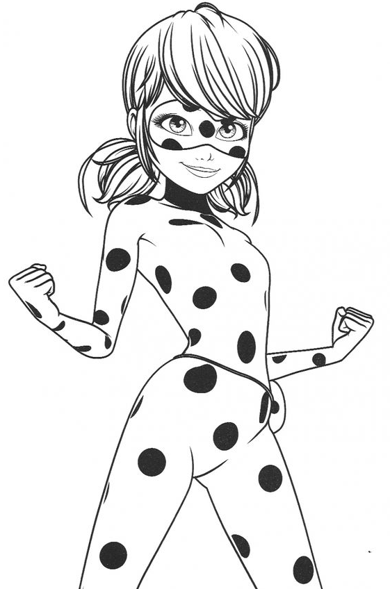 Cartoon Coloring Pages - New beautiful Miraculous Ladybug coloring pages