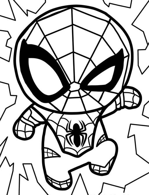 Coloring Pages For Boys   Spider Man Coloring Pages Free PDF
