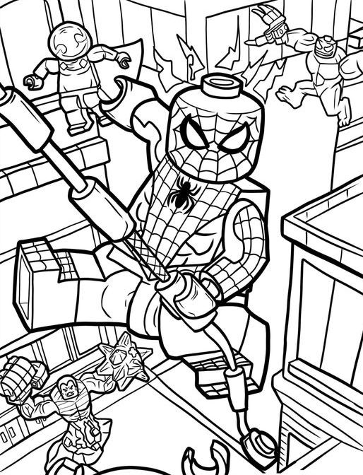 Coloring Pages For Boys   Spider Man Coloring Pages