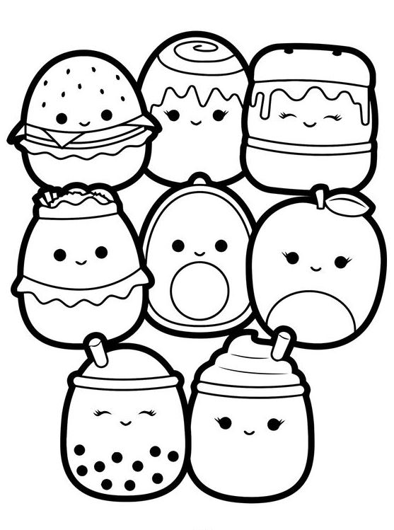 Coloring  For Boys   Squishmallows Coloring