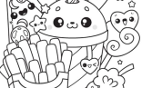 Coloring Pages For Kids   Big Kawaii Adventure Coloring Book