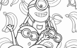 Coloring Pages For Kids   Minion Coloring Pages Free PDF Printables