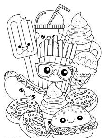 Coloring Pages For Kids With Coloring Pages For Kids Donat Es