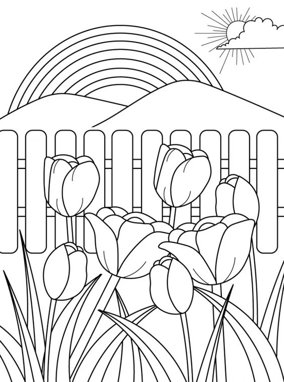 Coloring Pages   Spring Coloring Pages