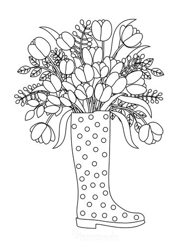 Coloring Pages - Spring coloring sheets