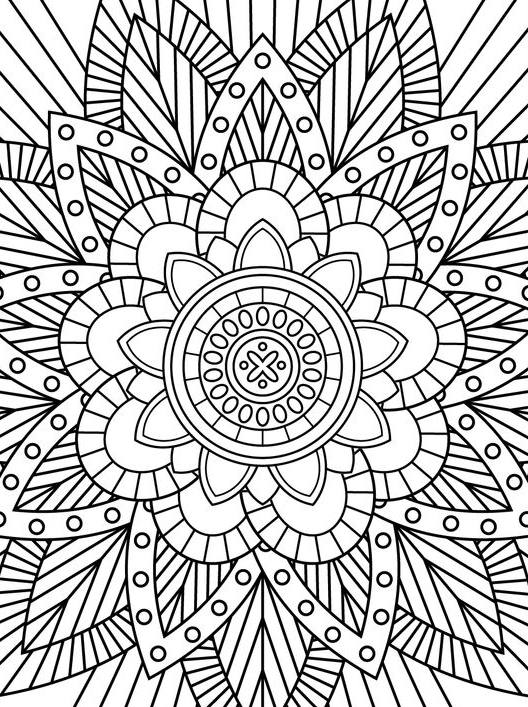 Coloring Pages - Stress Relief Coloring Pages
