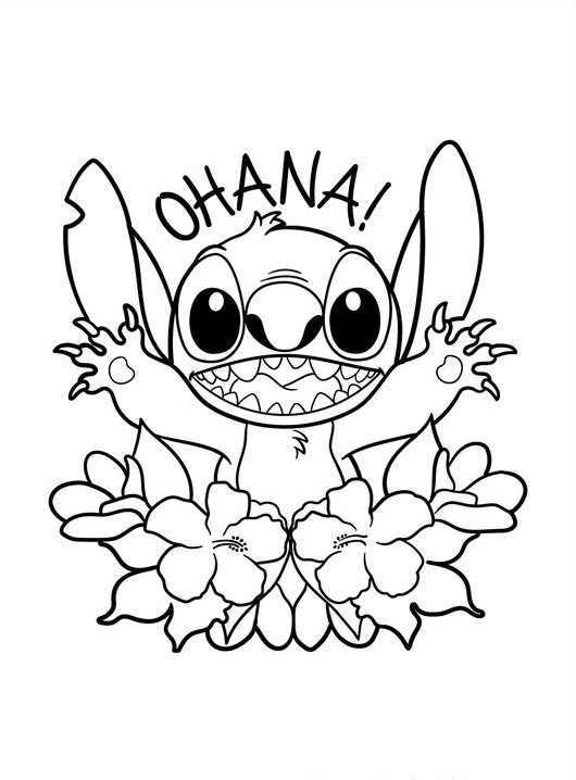 Coloring  With Lilo And Stitch Coloring