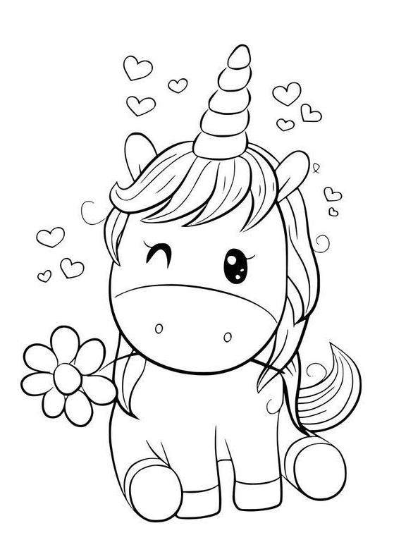 Cute Coloring Pages With Coloring Book Page For