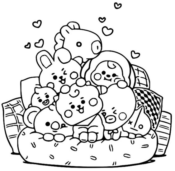 Cute Coloring Pages With Coloring Page On The