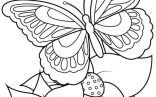 Cute Coloring Pages With Printable Butterfly Coloring Pages For Kids