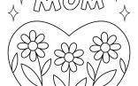 Free Kids Coloring Pages With FREE Mother's Day Coloring Printables