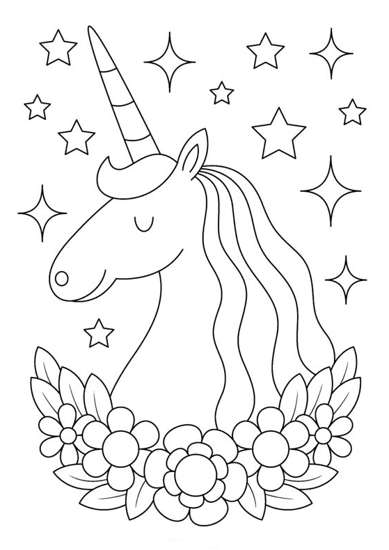 Fun And Free Unicorn Coloring Pages For