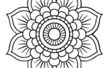 Mandala Coloring With Mandala Design Pattern, Mandala Coloring Pages