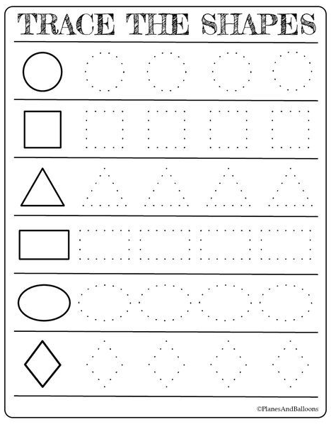 Preschool Printables With Free Printable  Worksheets For Teaching Kids The Basic